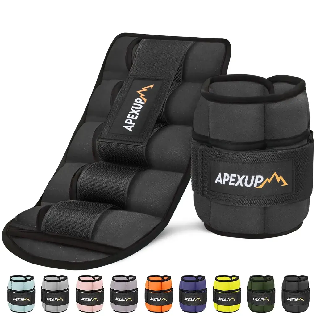 Ankle Weights Adjustable Strap Pair