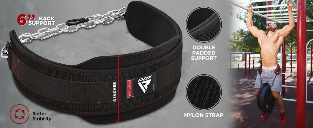 Dip Belt Weight Lifting Chain image 3