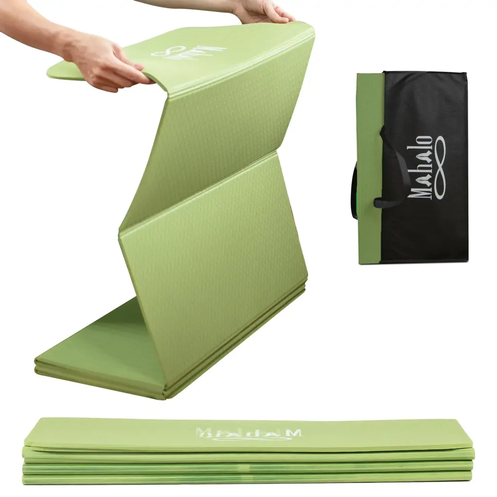 Exercise Mat Thick Foldable Workout image 2