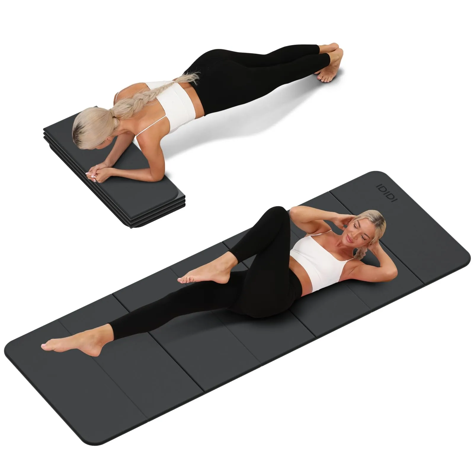 Exercise Mat Thick Foldable Workout image 3
