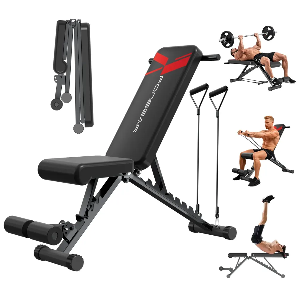 Folding Weight Bench Multi-Purpose Gym image 3