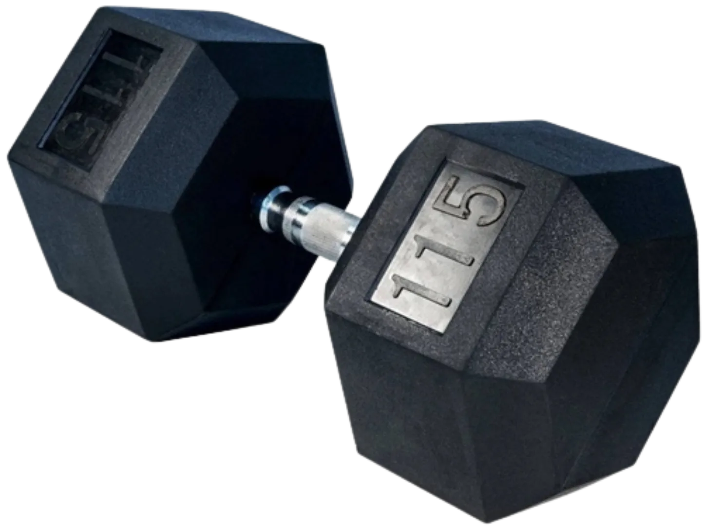 Hex Dumbbell Rubber Coated Single image 3