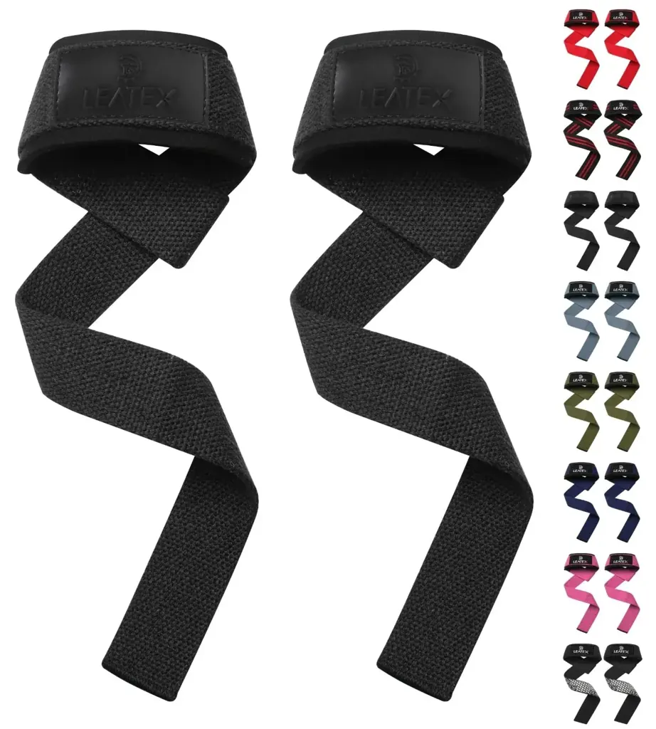 Lifting Straps Wrist Cotton Gym image 2