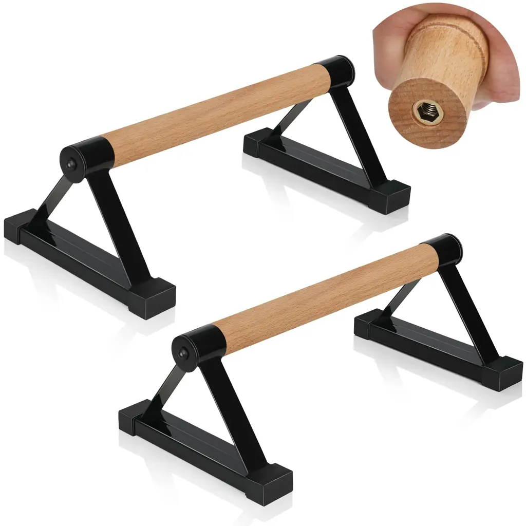 Parallette Bars Push Up Calisthenics image 2