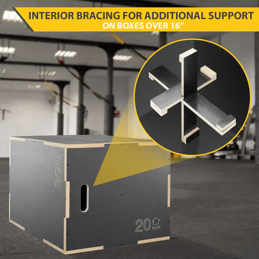 Plyo Box Jump Training Plyometric