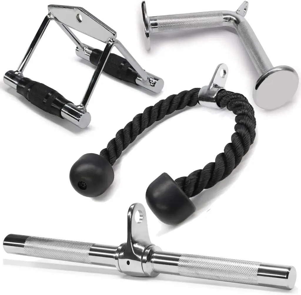 Pulldown Cable Machine Attachment Bar image 3