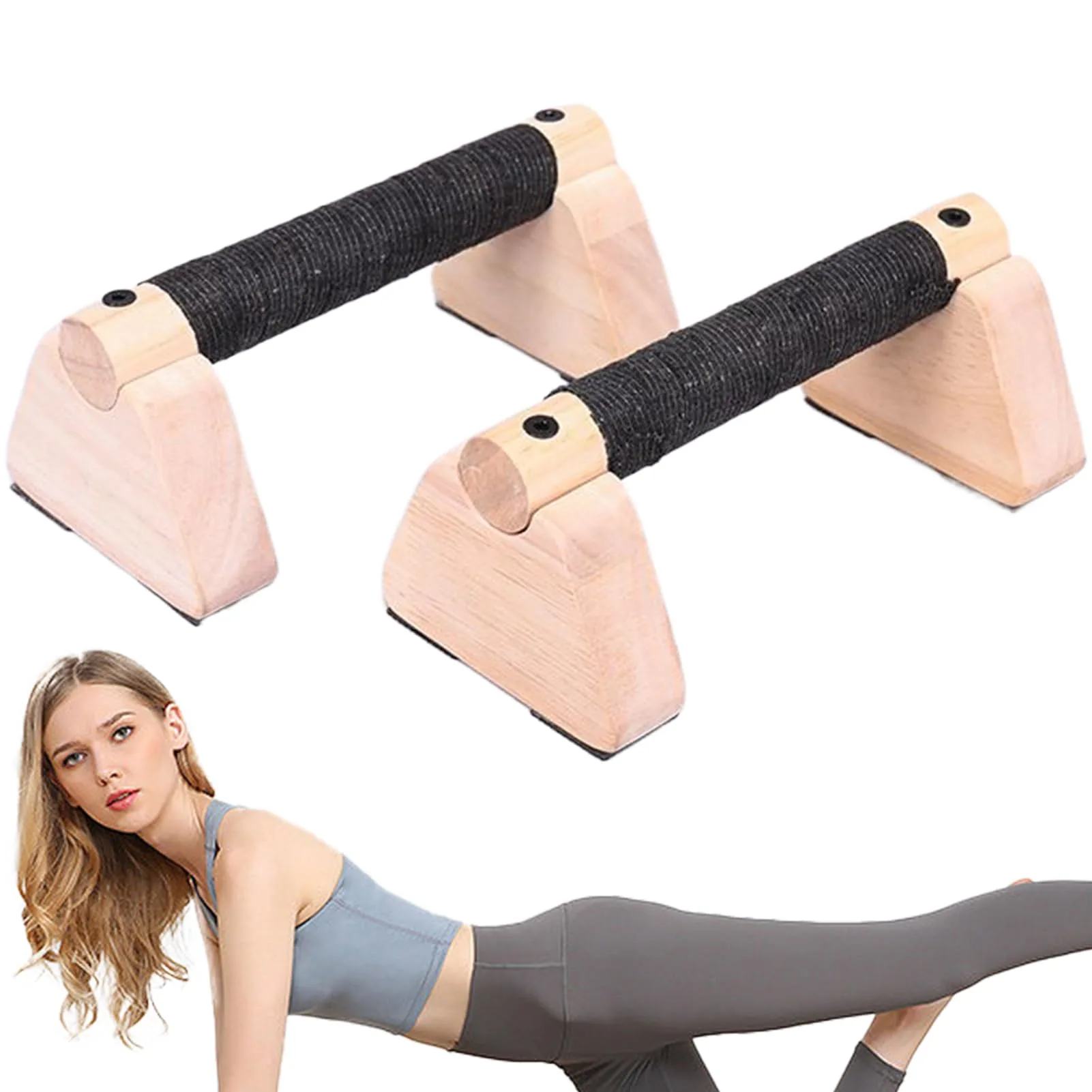 Push Up Bars Handles Workout image 2